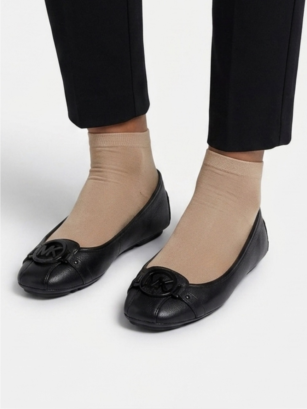 Michael Kors Black Leather Loafers